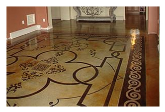 Birmingham, AL Stained Concrete