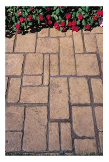 Cobblestone Stamped Concrete